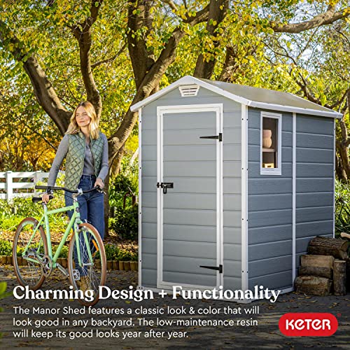 Manor 4x6 Resin Outdoor Storage Shed