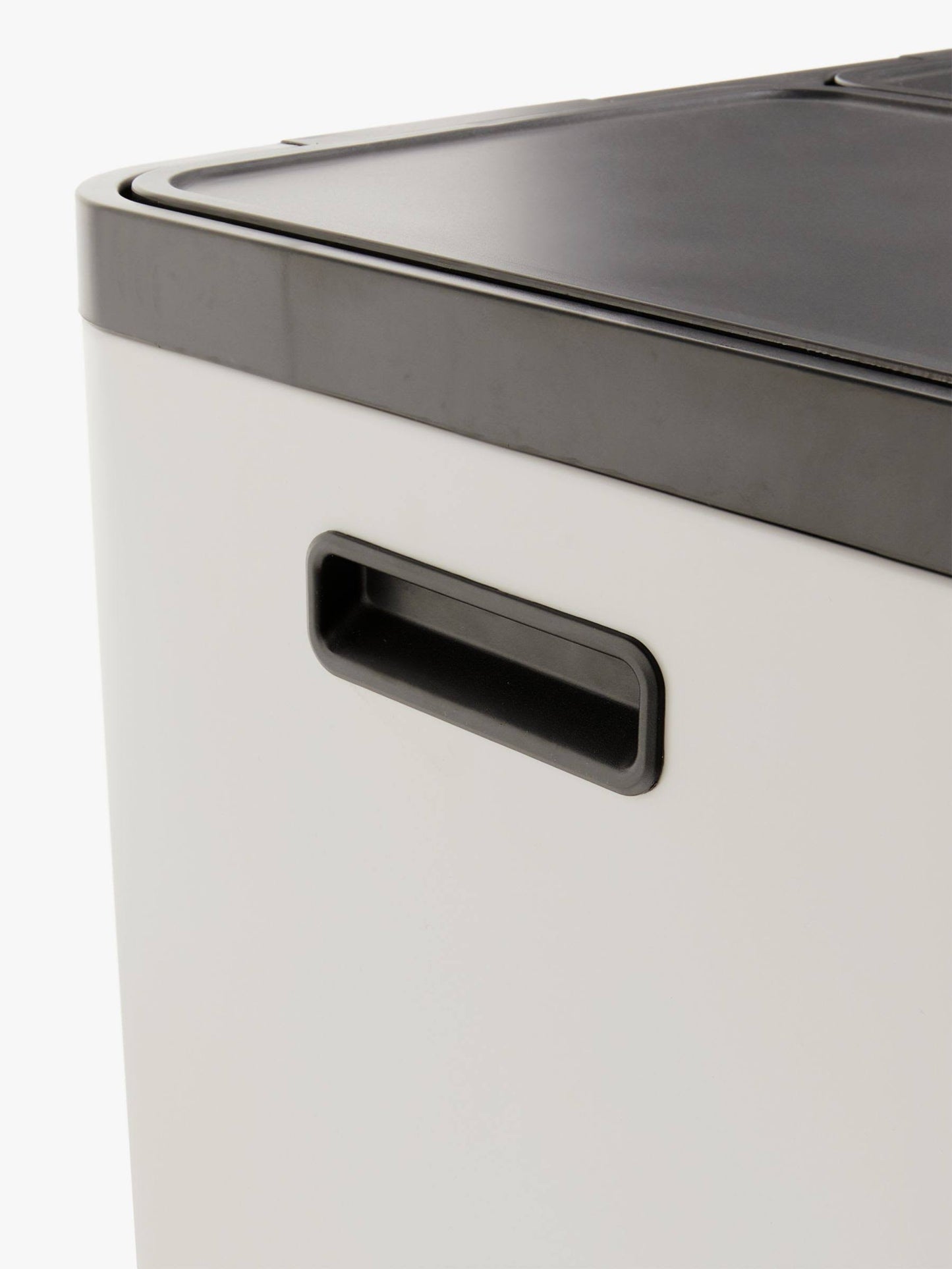 2 Section Recycling Bin, With Handles, 40L