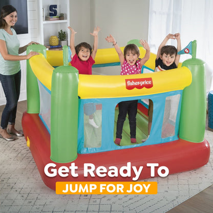 Fisher-Price Indoor Bouncer with Built-in Pump Multicolor
