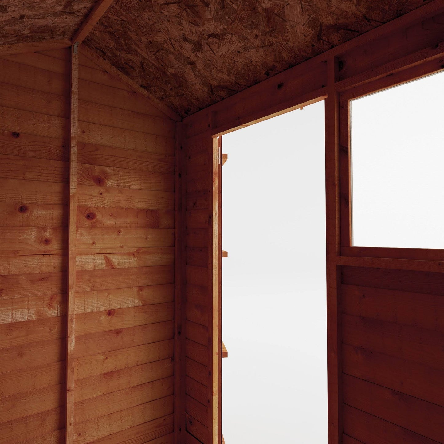6 x 4 Ft Overlap Reverse Apex Shed