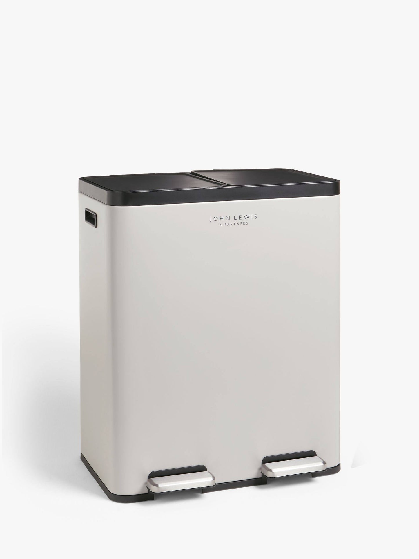 2 Section Recycling Bin, With Handles, 40L