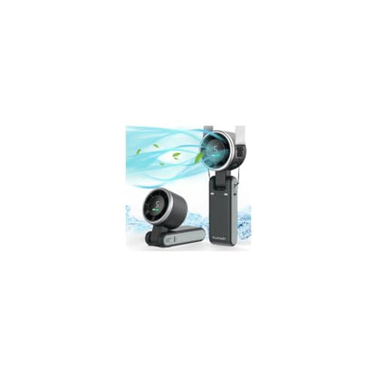 Portable Handheld Turbo Fan 5-Speed Rechargeable Foldable