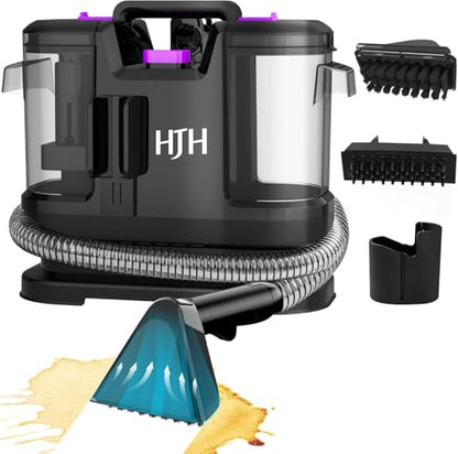 3-in-1 Handheld Carpet & Upholstery Spot Cleaner 450W 1.8 L Clean Water Tank 0.8 gal Dirty Water Tank 7.6 lb Black
