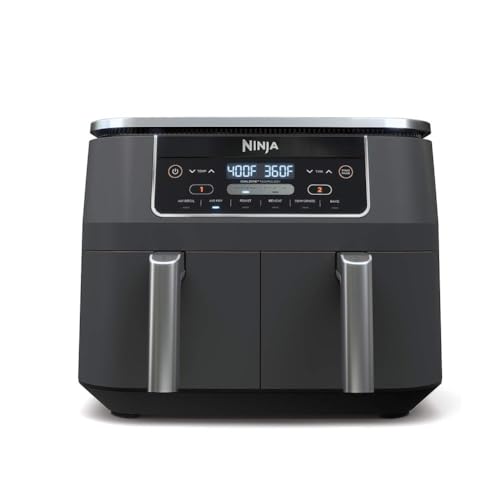 DZ201 Foodi 8 Quart 6-in-1 DualZone 2-Basket Air Fryer