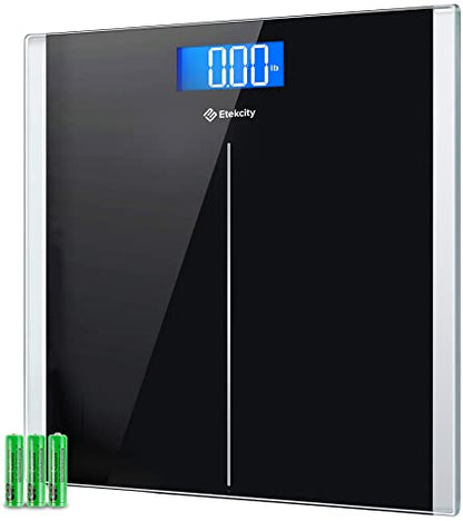 Etekcity Apex HR Smart Fitness Scale Wi-Fi Body Weight BMI Body Fat Muscle Mass Heart Rate TFT Display Tempered Glass 400 lb