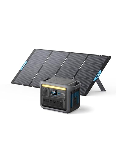 Anker SOLIX C1000 Portable Power Station 1800W Peak 2400W 1056Wh LiFePO4 Solar Generator Full Charge 58 Min 11 Ports