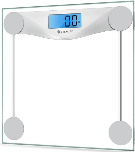 Etekcity Apex HR Smart Fitness Scale Wi-Fi Body Weight BMI Body Fat Muscle Mass Heart Rate TFT Display Tempered Glass 400 lb