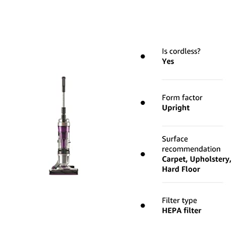 Air Stretch Pet Max U85-AS-Pme Upright Bagless Vacuum Cleaner Purple Vacuum Cleaners