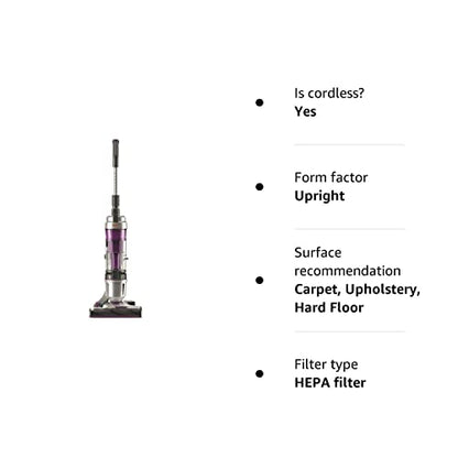 Air Stretch Pet Max U85-AS-Pme Upright Bagless Vacuum Cleaner Purple Vacuum Cleaners