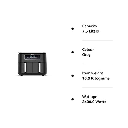 AF300UK 7.6L Foodi Dual Zone Air Fryer