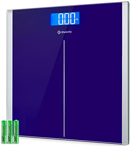 Etekcity Apex HR Smart Fitness Scale Wi-Fi Body Weight BMI Body Fat Muscle Mass Heart Rate TFT Display Tempered Glass 400 lb