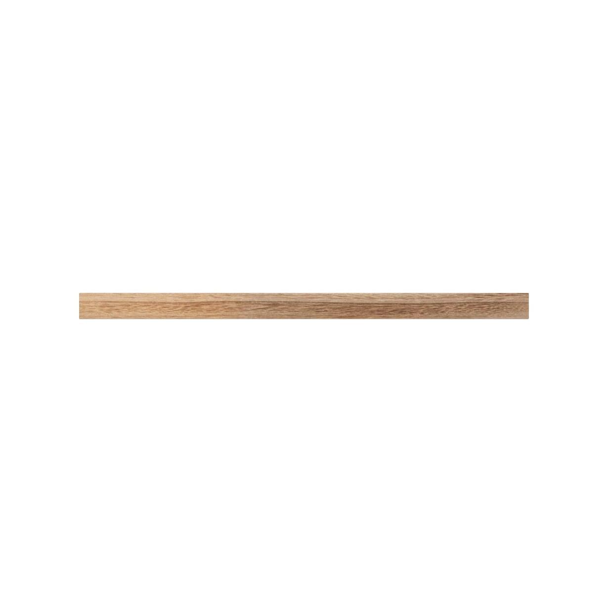 Wood Floating Wall Shelves Set of 3 – 17", Carbonized Black