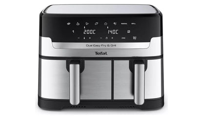 EY905D40 Easy Fry Dual Zone Air Fryer & Grill, 8.3L, Stainless Steel