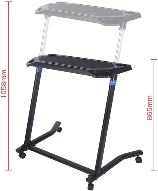 UNISKY Cycling Desk Mobile Foldable Multi-Functional Bike Trainer Treadmill Workstation