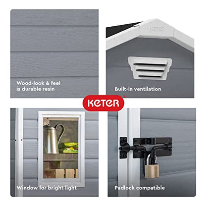 Manor 4x6 Resin Outdoor Storage Shed
