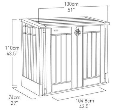 Store It Out Midi Shed
