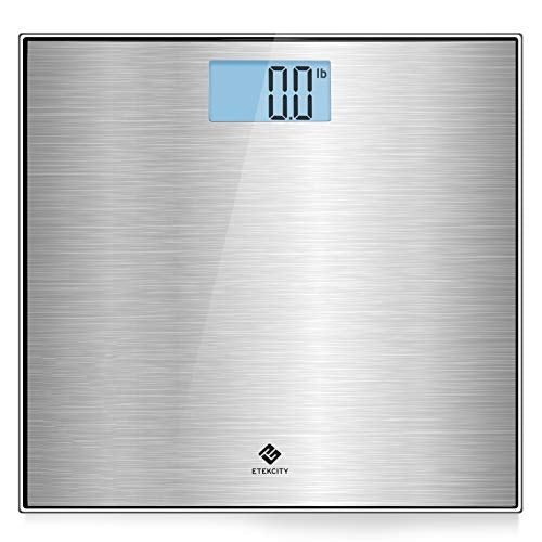Etekcity Apex HR Smart Fitness Scale Wi-Fi Body Weight BMI Body Fat Muscle Mass Heart Rate TFT Display Tempered Glass 400 lb