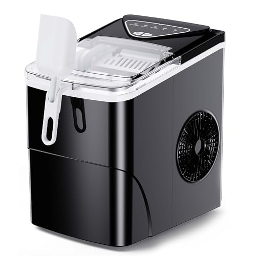 Silonn Nugget Ice Maker Countertop Chewable Pellet Ice Machine Self-Cleaning 36 lbs/Day Portable