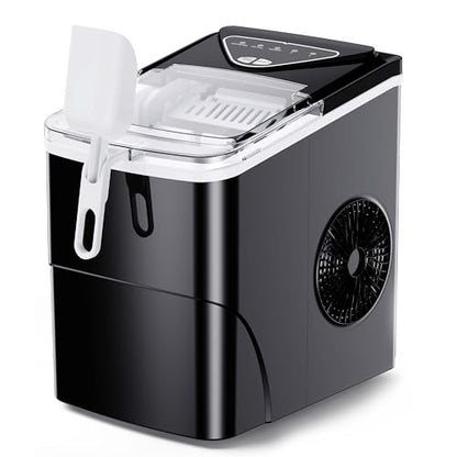 Silonn Nugget Ice Maker Countertop Chewable Pellet Ice Machine Self-Cleaning 36 lbs/Day Portable