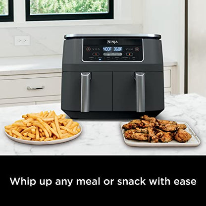 DZ201 Foodi 8 Quart 6-in-1 DualZone 2-Basket Air Fryer