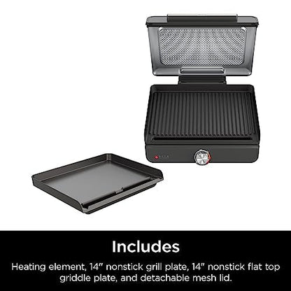 GR101 Sizzle Smokeless Indoor Grill & Griddle