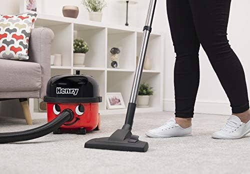 Numatic Henry HVR160-11 Bagged Cylinder Vacuum Cleaner 1.6 gal 620W 33 ft Cord 16.5 lb