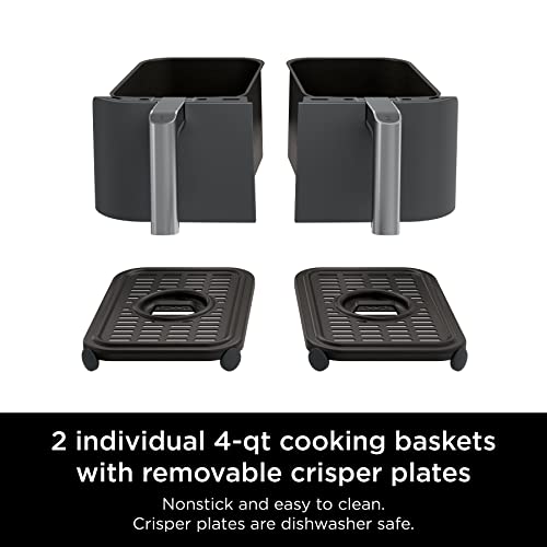 DZ201 Foodi 8 Quart 6-in-1 DualZone 2-Basket Air Fryer