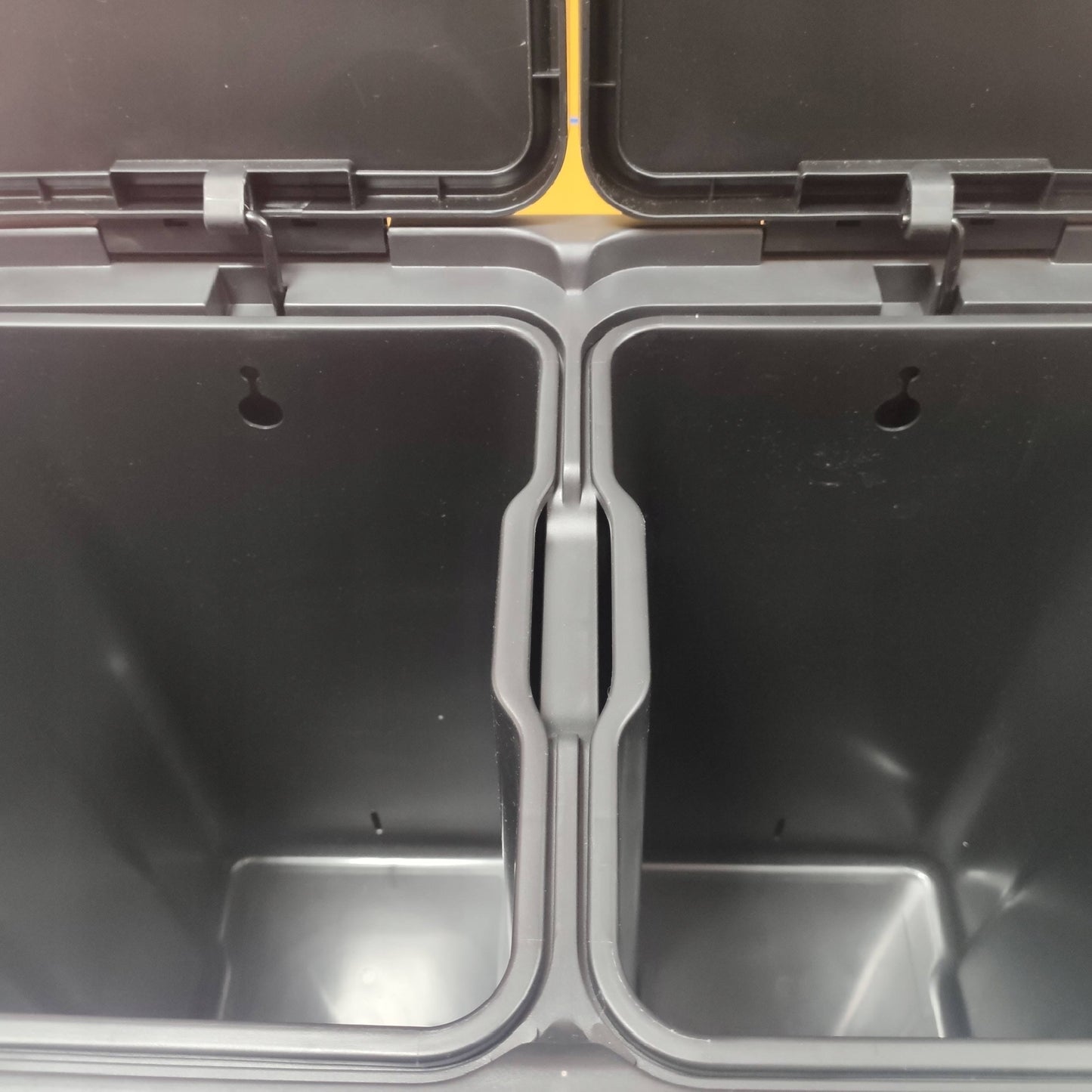 2 Section Recycling Bin, With Handles, 40L