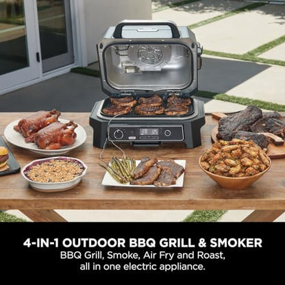 Woodfire Pro XL Electric BBQ Grill & Smoker with Digital Probe