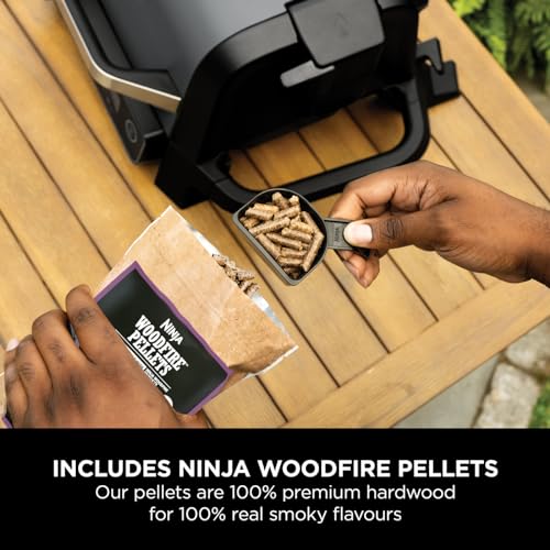 Woodfire OG701UK Electric BBQ Grill & Smoker - Black