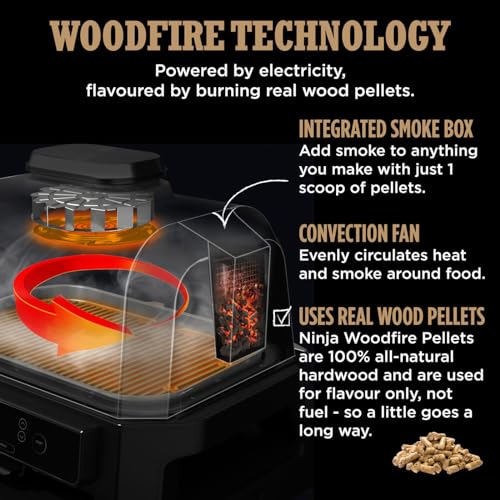 OG850UK Woodfire Pro XL Electric BBQ Grill & Smoker