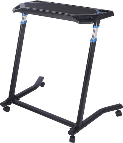 UNISKY Cycling Desk Mobile Foldable Multi-Functional Bike Trainer Treadmill Workstation