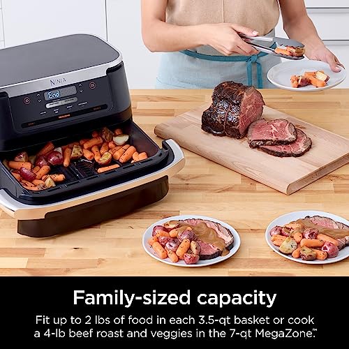DZ071 Foodi 6-in-1 DualZone FlexBasket Air Fryer