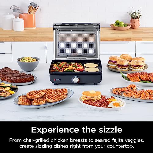 GR101 Sizzle Smokeless Indoor Grill & Griddle