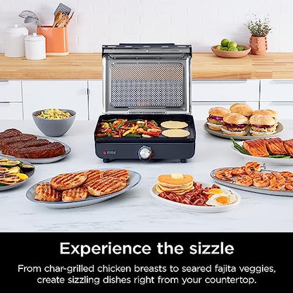 GR101 Sizzle Smokeless Indoor Grill & Griddle