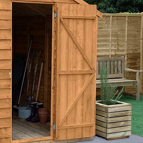 Forest Garden Overlap Dip Treated 8x6 Pent Shed ODP86MHD