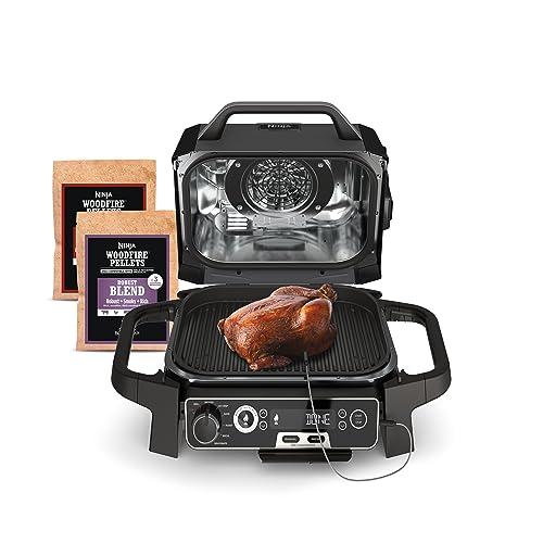 Woodfire Pro 7-in-1 Grill & Smoker with Thermometer