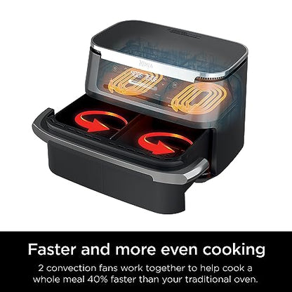 DZ071 Foodi 6-in-1 DualZone FlexBasket Air Fryer