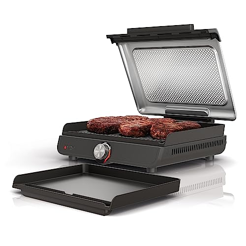 GR101 Sizzle Smokeless Indoor Grill & Griddle