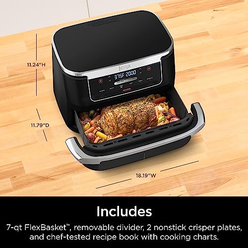 DZ071 Foodi 6-in-1 DualZone FlexBasket Air Fryer