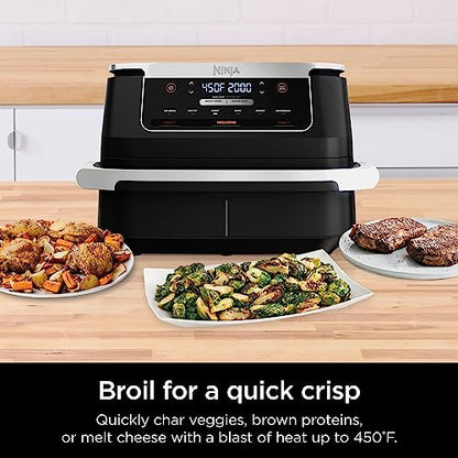 DZ071 Foodi 6-in-1 DualZone FlexBasket Air Fryer