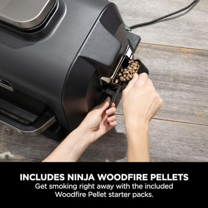 Woodfire Pro XL Electric BBQ Grill & Smoker with Digital Probe