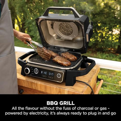 Woodfire OG701UK Electric BBQ Grill & Smoker - Black