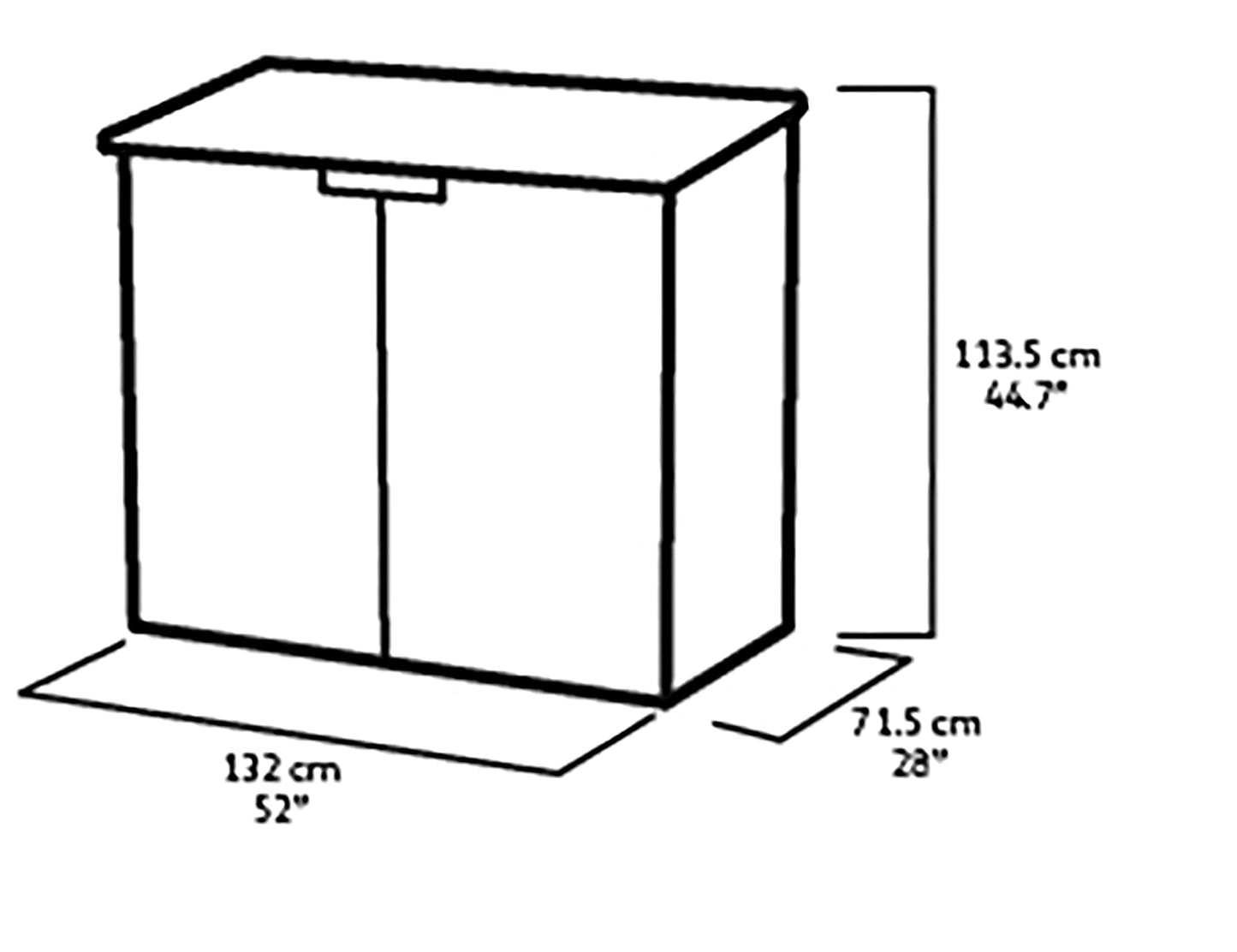 Grey Resin Store It Out Midi Outdoor Garden Storage Shed
