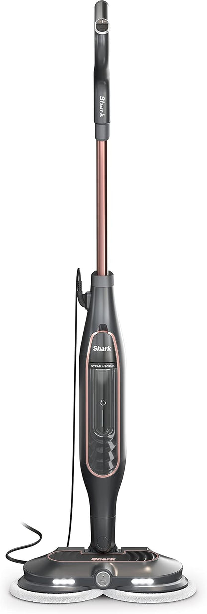 Shark S7201 Steam & Scrub with Steam Blaster Technology All-in-One Hard Floor Steam Mop 3 Steam Modes LED Headlights Black
