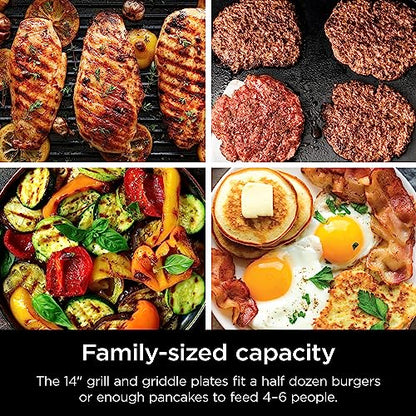 GR101 Sizzle Smokeless Indoor Grill & Griddle