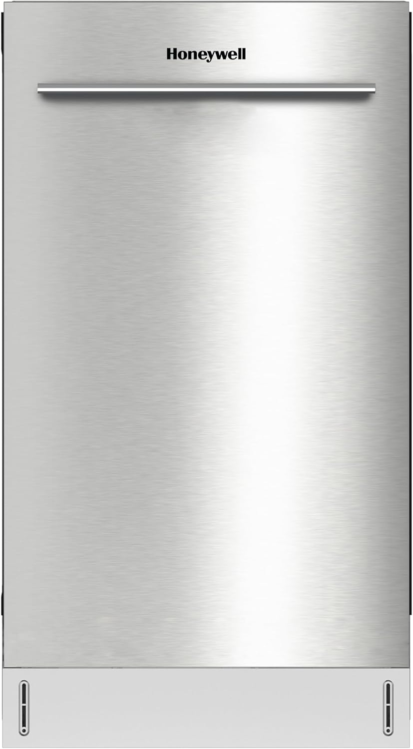 Honeywell 18-Inch Dishwasher 8 Place Settings 6 Wash Programs Stainless Steel Tub Energy Star