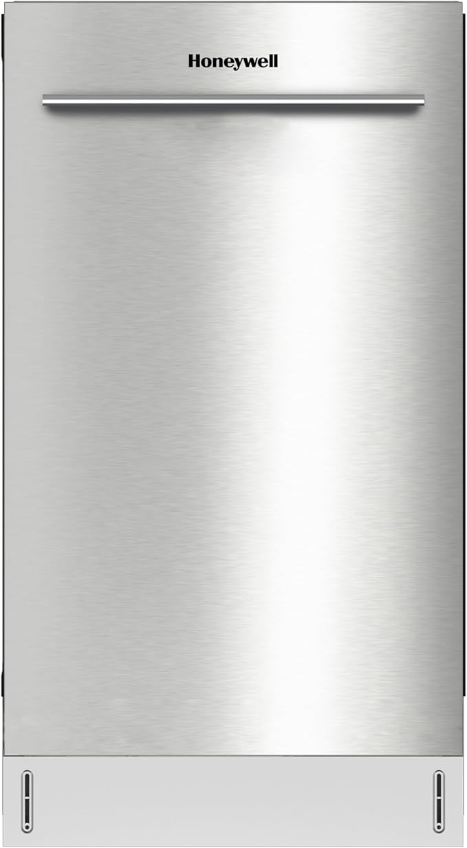 Honeywell 18-Inch Dishwasher 8 Place Settings 6 Wash Programs Stainless Steel Tub Energy Star