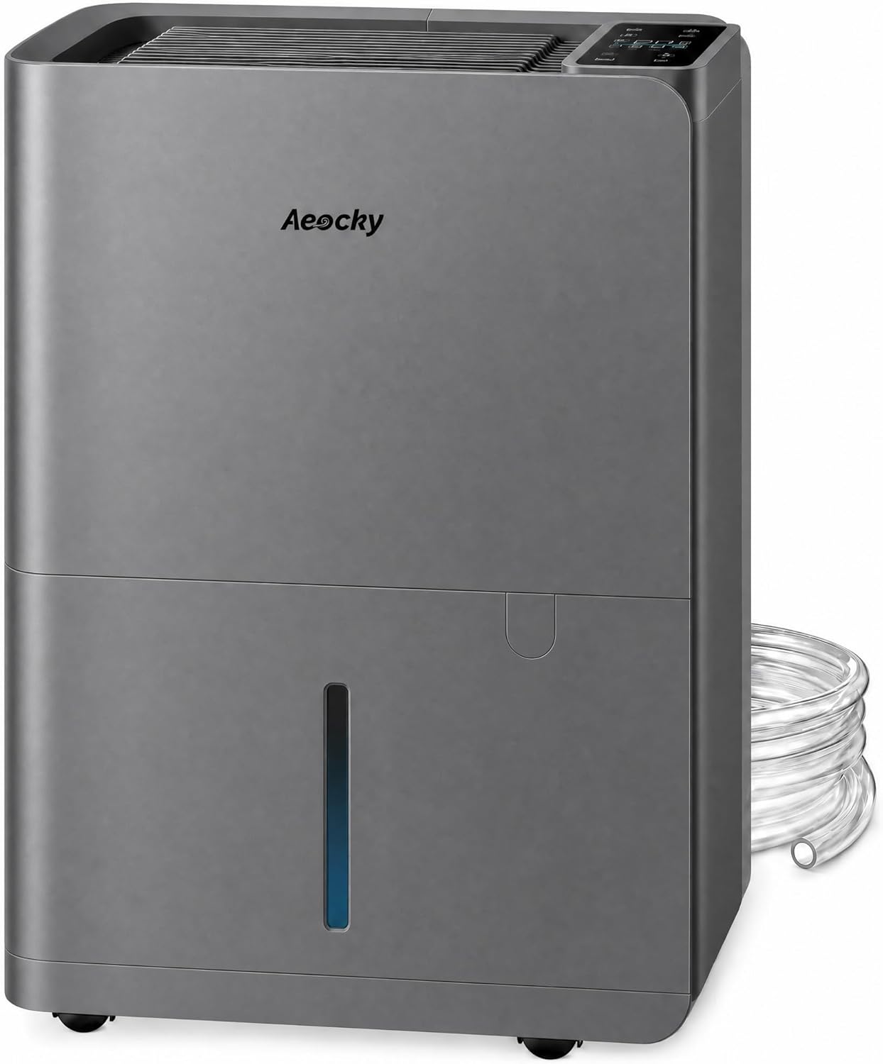 AEOCKY BOREAS-001 50 Pint Compressor Dehumidifier with Drain Hose 3500 Sq. Ft. Coverage Quiet 40dB
