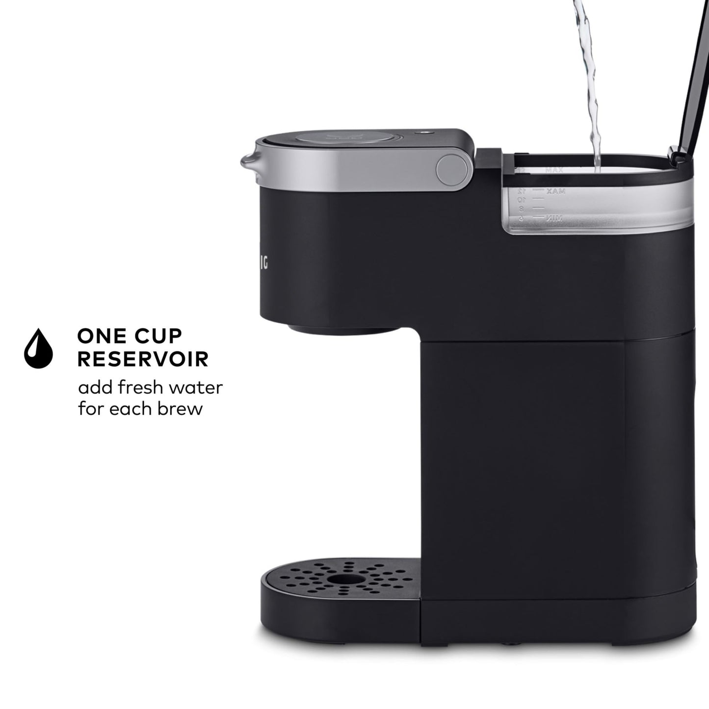 K-Mini Single Serve K-Cup Pod Coffee Maker, 6 to 12oz Brew size